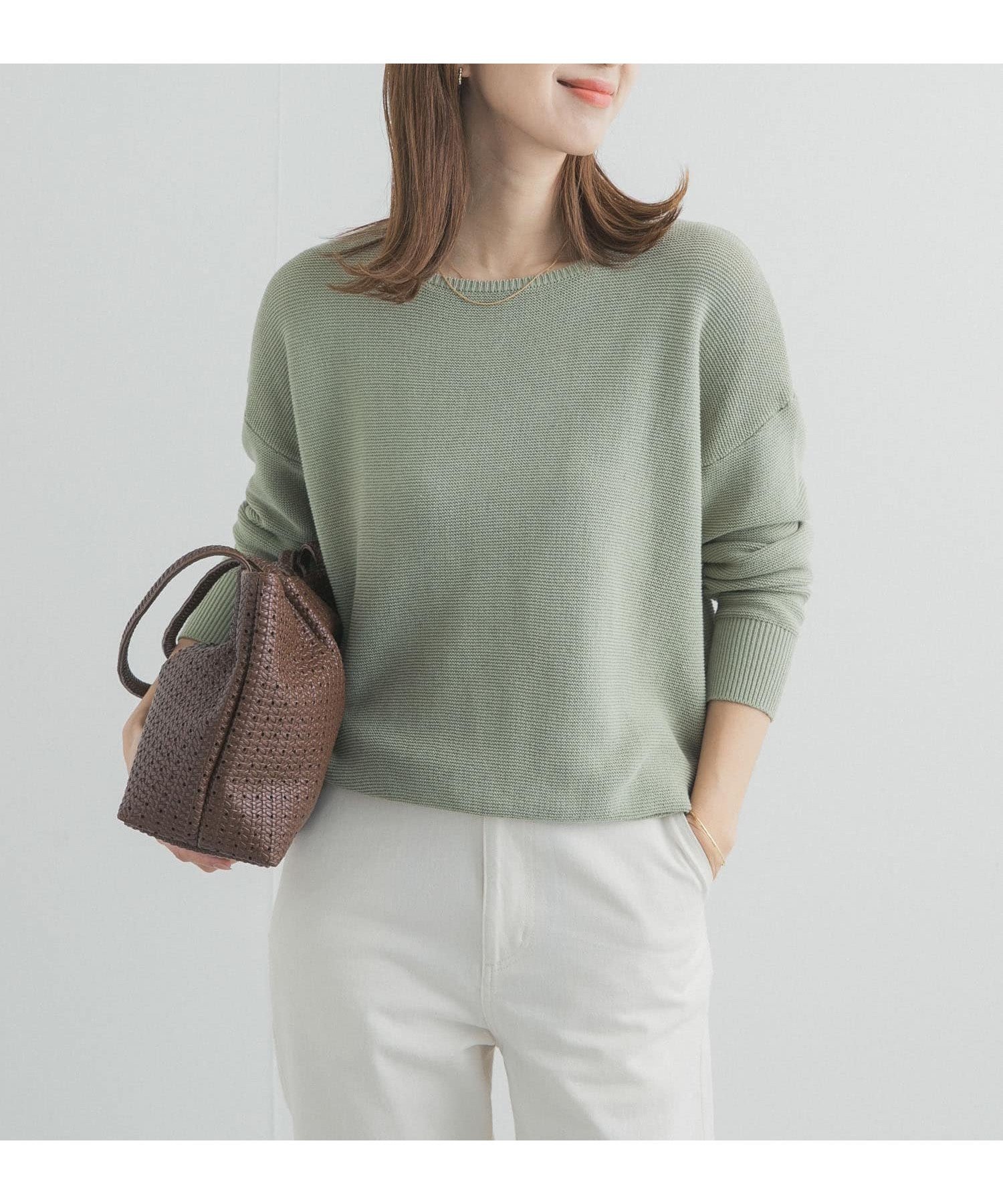 【アーバンリサーチ ドアーズ/URBAN RESEARCH DOORS】のコットンボートネックガーターKNIT インテリア・キッズ・メンズ・レディースファッション・服の通販 founy(ファニー) 　ファッション　Fashion　レディースファッション　Fashion for Women　トップス・カットソー　Cut & Sew Tops　ニット　Knit Tops & Sweaters　コンパクト　Compact, Small Size　シンプル　Simple, Minimal　バランス　Balance, Style Balance　S/S・春夏　SS, Spring/Summer, Warm Season　夏　Summer　2026年　2026　ミント|ID: prp329100004933558 ipo3291000000037030295