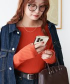 【ディスコート/Discoat】の【WEB限定】モチモチリブサムホールボートネック 人気、トレンドファッション・服の通販 founy(ファニー) ファッション Fashion レディースファッション Fashion for Women おすすめ Recommended / Our Picks インナー Innerwear キャミワンピース Cami Dress, Slip Dress クラシカル Classical, Vintage-Inspired サロペット Overalls, Salopette スラックス Slacks, Dress Pants デニム Denim, Jeans Material トレンド Trend, Trending Now ベーシック Basic, Essential リブニット Rib Knit, Ribbed Knit thumbnail オレンジ|ID: prp329100004933561 ipo3291000000037030320