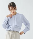 【グローバルワーク/GLOBAL WORK】のキレイつづくティアードブラウス/601020 人気、トレンドファッション・服の通販 founy(ファニー) ファッション Fashion レディースファッション Fashion for Women トップス・カットソー Cut & Sew Tops シャツ・ブラウス・オフィスカジュアル Elegant Blouses & Button-Ups おすすめ Recommended / Our Picks オケージョン Occasion Wear ジョーゼット Georgette, Semi-Sheer Fabric ストレート Straight, Straight Cut セレモニー Ceremony ティアード Tiered, Tiered Style ビジネス 仕事 通勤 Business / Work / Commuting フリル Frill, Ruffle ベスト Vest, Waistcoat ワイド Wide, Wide Fit thumbnail サックスストライプ81|ID: prp329100004933565 ipo3291000000037030361