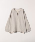 【シップス フォー ウィメン/SHIPS】の【WEB限定】SHIPS any 洗濯機可能 USAコットン 裏毛 スキッパー ルーズ スウェット ライトグレー系|ID: prp329100004933566 ipo3291000000037030364