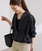 【フレームワーク/FRAMeWORK】の≪追加≫フレンチリネンドロストシャツ 2 人気、トレンドファッション・服の通販 founy(ファニー) ファッション Fashion レディースファッション Fashion for Women トップス・カットソー Cut & Sew Tops シャツ・ブラウス・オフィスカジュアル Elegant Blouses & Button-Ups フランス France, French フレンチ French, French Style リネン Linen, Linen Fabric 再入荷 Restock / Back in Stock 別注 Limited Edition, Custom Order 夏 Summer 羽織 Haori, Light Jacket thumbnail ブラック|ID: prp329100004933567 ipo3291000000037030368