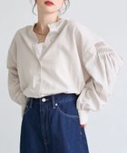 【コーエン/COEN】の【再入荷 / 新色追加】ピンタックバンドカラーブラウス 人気、トレンドファッション・服の通販 founy(ファニー) ファッション Fashion レディースファッション Fashion for Women トップス・カットソー Cut & Sew Tops シャツ・ブラウス・オフィスカジュアル Elegant Blouses & Button-Ups スウェット / スエット Sweatshirt, Sweatwear トレンド Trend, Trending Now 羽織 Haori, Light Jacket ヨーク Yoke, Yoke Design リラックス Relax, Relaxed Fit 再入荷 Restock / Back in Stock おすすめ Recommended / Our Picks 夏 Summer 2026年 2026 thumbnail BEIGE|ID: prp329100004933569 ipo3291000000037030379
