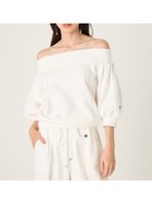 【フレイ アイディー/FRAY I.D】のChampion】パフスリーブオフショルスウェット OWHT[002]|ID: prp329100004933570 ipo3291000000037030381