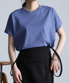 【ラナン/Ranan】の綿100%ひんやりUVカットプチハイネックカットソー ダスティブルー|ID: prp329100004933572 ipo3291000000037316629