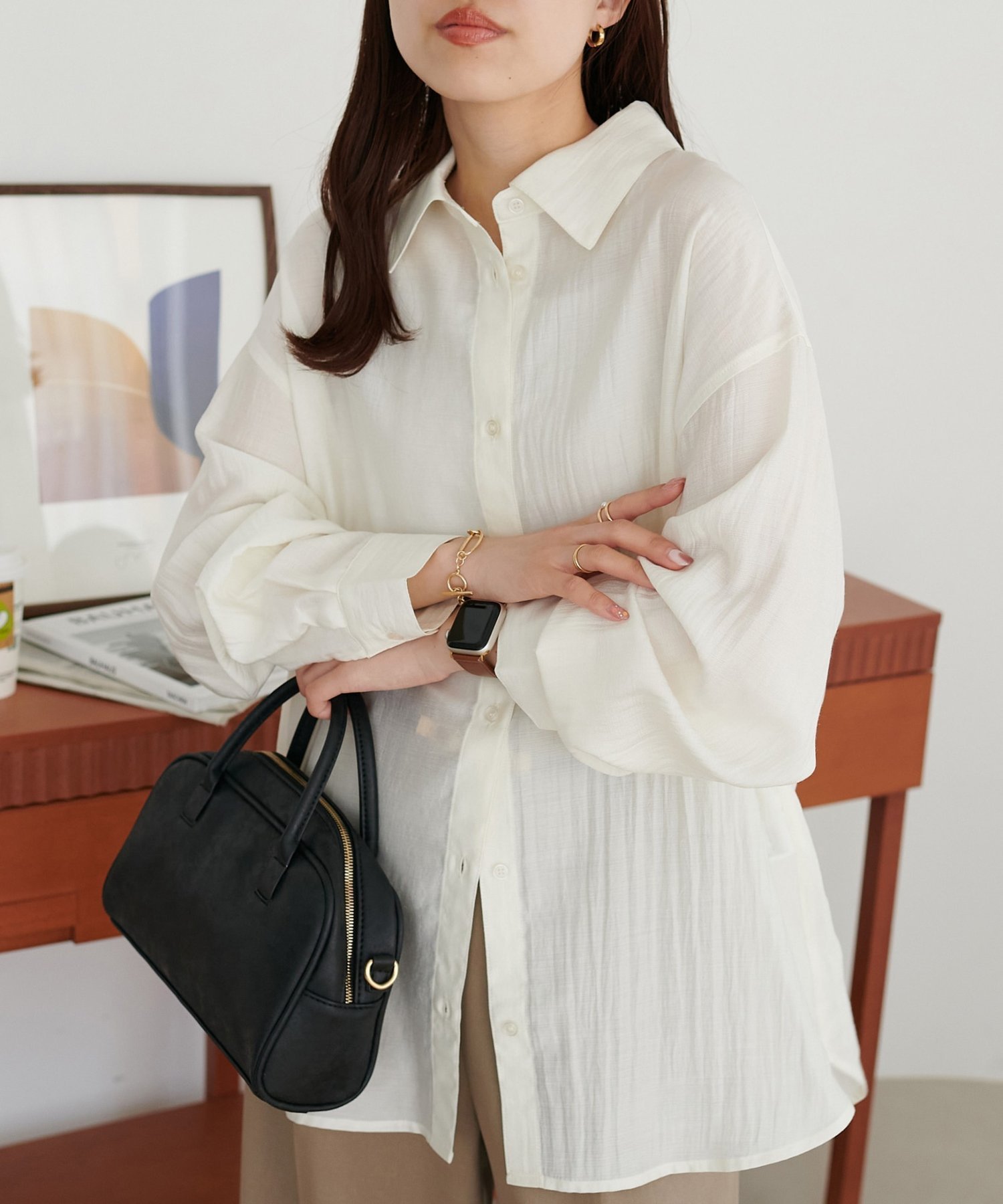 【ディスコート/Discoat】の【WEB限定】クレープビッグシャツ 人気、トレンドファッション・服の通販 founy(ファニー) 　ファッション　Fashion　レディースファッション　Fashion for Women　トップス・カットソー　Cut & Sew Tops　シャツ・ブラウス・オフィスカジュアル　Elegant Blouses & Button-Ups　 other-1|ID: prp329100004933573 ipo3291000000037030405