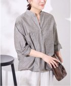 【ジャーナルスタンダード/JOURNAL STANDARD】の《追加2》ハードマンズリネンコットンスキッパーシャツ 人気、トレンドファッション・服の通販 founy(ファニー) ファッション Fashion レディースファッション Fashion for Women トップス・カットソー Cut & Sew Tops シャツ・ブラウス・オフィスカジュアル Elegant Blouses & Button-Ups インナー Innerwear スキッパー Skipper, Open Collar ブラウジング Blouson Silhouette, Cinched Waist ポケット Pocket, Pocket Detail リネン Linen, Linen Fabric エレガント 上品 Elegant thumbnail ブラウン A|ID: prp329100004933576 ipo3291000000037030421