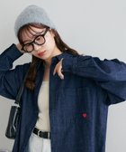 【ディスコート/Discoat】の【WEB限定】ハート刺繍シャツ 人気、トレンドファッション・服の通販 founy(ファニー) ファッション Fashion レディースファッション Fashion for Women トップス・カットソー Cut & Sew Tops シャツ・ブラウス・オフィスカジュアル Elegant Blouses & Button-Ups おすすめ Recommended / Our Picks シンプル Simple, Minimal スラックス Slacks, Dress Pants タンク Tank Top, Sleeveless Top デニム Denim, Jeans Material バランス Balance, Style Balance 羽織 Haori, Light Jacket thumbnail インディゴブルー|ID: prp329100004933577 ipo3291000000037030427