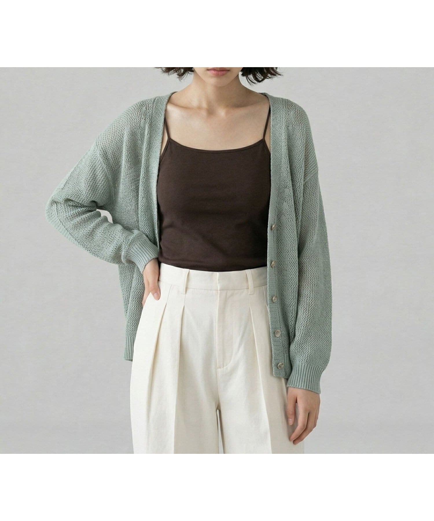 【グローバルワーク/GLOBAL WORK】のペーパーヤーンニットカーディガン長袖/646688 インテリア・キッズ・メンズ・レディースファッション・服の通販 founy(ファニー) 　ファッション　Fashion　レディースファッション　Fashion for Women　トップス・カットソー　Cut & Sew Tops　ニット　Knit Tops & Sweaters　カーディガン・羽織り　Layered Style Cardigans　おすすめ　Recommended / Our Picks　アンティーク　Antique-Inspired　カーディガン　Cardigan, Knitwear　サマー　Summer, Summer Style　ストール　Stole, Wrap　デニム　Denim, Jeans Material　メッシュ　Mesh, Net Fabric　夏　Summer　旅行　Travel　羽織　Haori, Light Jacket　軽量　Lightweight, Ultra Light　長袖　Long Sleeve, Full Sleeve　ライトブルー82|ID: prp329100004933581 ipo3291000000037030442