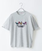 【マルカワ/MARUKAWA】のCONVERSE コンバース Tシャツ レディース ロゴ 刺繍 シューズ デザイン ティーシャツ グレー柄A|ID: prp329100004933587 ipo3291000000037030471