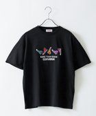 【マルカワ/MARUKAWA】のCONVERSE コンバース Tシャツ レディース ロゴ 刺繍 シューズ デザイン ティーシャツ ブラック柄A|ID: prp329100004933587 ipo3291000000037030473