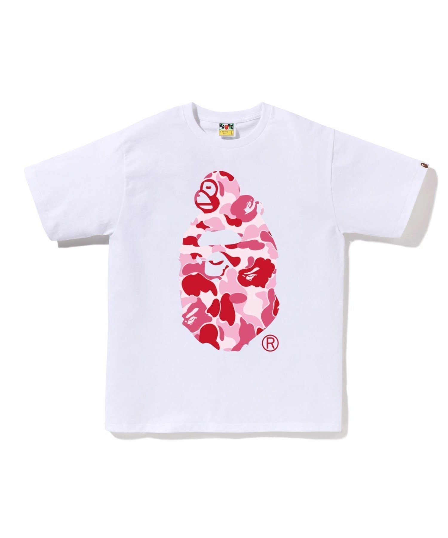 【ア ベイシング エイプ/A BATHING APE】のABC CAMO MILO ON BIG APE TEE インテリア・キッズ・メンズ・レディースファッション・服の通販 founy(ファニー) 　ファッション　Fashion　レディースファッション　Fashion for Women　インナー　Innerwear　グラフィック　Graphic, Graphic Design　コレクション　Collection, Seasonal Line　ショート　Short, Short Length　スリーブ　Sleeve, Long Sleeve / Short Sleeve　パターン　Pattern, Design Print　フロント　Front, Front Design　プリント　Print, Printed Pattern　ラバー　Rubber, Rubber Sole　人気　Popular, Best Seller　WH×PK|ID: prp329100004933591 ipo3291000000037030497