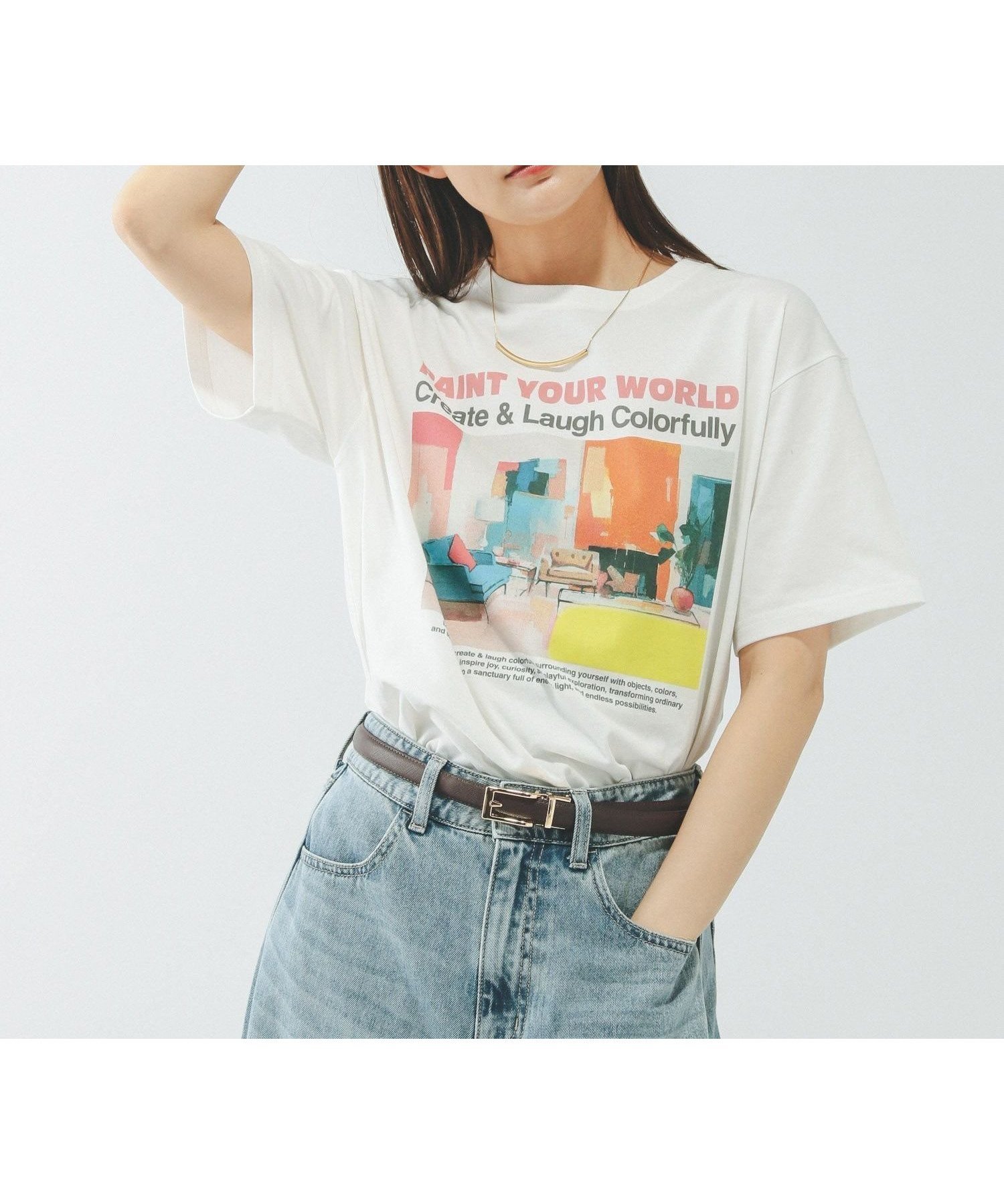 【グローバルワーク/GLOBAL WORK】のヘビロッTEEプリント半袖/636798 インテリア・キッズ・メンズ・レディースファッション・服の通販 founy(ファニー) 　ファッション　Fashion　レディースファッション　Fashion for Women　トップス・カットソー　Cut & Sew Tops　おすすめ　Recommended / Our Picks　アニマル　Animal Print　ガーリー　Girly, Feminine Style　スカーフ　Scarf, Neckwear　スリット　Slit, Slit Detail　ハーフ　Half, Half-Length　プリント　Print, Printed Pattern　ボトム　Bottoms, Lower Wear　レース　Lace, Lace Fabric　人気　Popular, Best Seller　半袖　Short Sleeve, Half Sleeve　吸水　Absorbent, Quick-Dry　オフ06|ID: prp329100004933594 ipo3291000000037030511