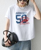 【シップス フォー ウィメン/SHIPS】の【WEB限定/SHIPS any別注】THE KNiTS 洗濯機可能 ラウンドヘム プリント ショート TEE 人気、トレンドファッション・服の通販 founy(ファニー) ファッション Fashion レディースファッション Fashion for Women トップス・カットソー Cut & Sew Tops ニット Knit Tops & Sweaters ショート Short, Short Length スポーツ Sports, Activewear フェミニン Feminine, Girly プリント Print, Printed Pattern 別注 Limited Edition, Custom Order おすすめ Recommended / Our Picks 2026年 2026 thumbnail グレー|ID: prp329100004933595 ipo3291000000037030517