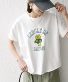 【シップス フォー ウィメン/SHIPS】の【WEB限定/SHIPS any別注】THE KNiTS 洗濯機可能 ラウンドヘム プリント ショート TEE 人気、トレンドファッション・服の通販 founy(ファニー) ファッション Fashion レディースファッション Fashion for Women トップス・カットソー Cut & Sew Tops ニット Knit Tops & Sweaters ショート Short, Short Length スポーツ Sports, Activewear フェミニン Feminine, Girly プリント Print, Printed Pattern 別注 Limited Edition, Custom Order おすすめ Recommended / Our Picks 2026年 2026 thumbnail ホワイト|ID: prp329100004933595 ipo3291000000037030518