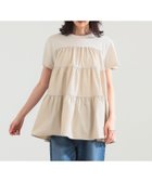 【デミルクス ビームス/Demi-Luxe BEAMS】のコンビ ティアード プルオーバー 人気、トレンドファッション・服の通販 founy(ファニー) ファッション Fashion レディースファッション Fashion for Women トップス・カットソー Cut & Sew Tops カジュアルプルオーバー・ニットトップス Pullovers & Knit Tops / Casual Pullovers おすすめ Recommended / Our Picks コンパクト Compact, Small Size コンビ Combo, Combination Style スラックス Slacks, Dress Pants タイトスカート Pencil Skirt, Tight Skirt ティアード Tiered, Tiered Style デニム Denim, Jeans Material ワイド Wide, Wide Fit 夏 Summer 春 Spring S/S・春夏 SS, Spring/Summer, Warm Season thumbnail LATTE|ID: prp329100004933599 ipo3291000000037030542