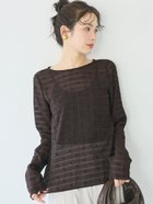 【コカ/COCA】の【WEB限定カラーあり】シースルードットトップス 人気、トレンドファッション・服の通販 founy(ファニー) ファッション Fashion レディースファッション Fashion for Women トップス・カットソー Cut & Sew Tops 春 Spring キャミソール Camisole, Spaghetti Strap Top 軽量 Lightweight, Ultra Light シアー Sheer, See-Through スラックス Slacks, Dress Pants タンク Tank Top, Sleeveless Top デコルテ Décolleté, Neckline デニム Denim, Jeans Material トレンド Trend, Trending Now ドット Polka Dot, Dot Pattern 長袖 Long Sleeve, Full Sleeve フィット Fit, Slim Fit フェミニン Feminine, Girly ポケット Pocket, Pocket Detail メッシュ Mesh, Net Fabric 水玉 Polka Dot, Dot Pattern おすすめ Recommended / Our Picks 夏 Summer エレガント 上品 Elegant 2026年 2026 thumbnail Brown|ID: prp329100004933601 ipo3291000000037030554