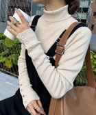 【ディスコート/Discoat】の【新色追加!】リブ袖口ボタンタートル《WEB限定カラーあり》 人気、トレンドファッション・服の通販 founy(ファニー) ファッション Fashion レディースファッション Fashion for Women トップス・カットソー Cut & Sew Tops おすすめ Recommended / Our Picks インナー Innerwear ジャケット Jacket, Outerwear スラックス Slacks, Dress Pants タートル Turtleneck, Turtle Collar タートルネック Turtleneck, High Neck デニム Denim, Jeans Material フィット Fit, Slim Fit ベスト Vest, Waistcoat thumbnail アイボリー|ID: prp329100004933607 ipo3291000000037030594