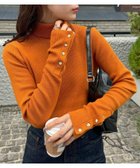 【ディスコート/Discoat】の【新色追加!】リブ袖口ボタンタートル《WEB限定カラーあり》 人気、トレンドファッション・服の通販 founy(ファニー) ファッション Fashion レディースファッション Fashion for Women トップス・カットソー Cut & Sew Tops おすすめ Recommended / Our Picks インナー Innerwear ジャケット Jacket, Outerwear スラックス Slacks, Dress Pants タートル Turtleneck, Turtle Collar タートルネック Turtleneck, High Neck デニム Denim, Jeans Material フィット Fit, Slim Fit ベスト Vest, Waistcoat thumbnail オレンジ|ID: prp329100004933607 ipo3291000000037030597