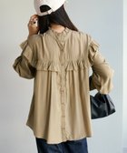 【ディスコート/Discoat】の【WEB限定】フリル長袖ブラウス 人気、トレンドファッション・服の通販 founy(ファニー) ファッション Fashion レディースファッション Fashion for Women トップス・カットソー Cut & Sew Tops シャツ・ブラウス・オフィスカジュアル Elegant Blouses & Button-Ups おすすめ Recommended / Our Picks インナー Innerwear サロペット Overalls, Salopette スラックス Slacks, Dress Pants ツイル Twist, Twisted Detail デニム Denim, Jeans Material バランス Balance, Style Balance フリル Frill, Ruffle ロング Long, Long-Length エレガント 上品 Elegant 人気 Popular, Best Seller 長袖 Long Sleeve, Full Sleeve thumbnail グレージュ|ID: prp329100004933609 ipo3291000000037030619