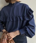 【ディスコート/Discoat】の【WEB限定】フリル長袖ブラウス 人気、トレンドファッション・服の通販 founy(ファニー) ファッション Fashion レディースファッション Fashion for Women トップス・カットソー Cut & Sew Tops シャツ・ブラウス・オフィスカジュアル Elegant Blouses & Button-Ups おすすめ Recommended / Our Picks インナー Innerwear サロペット Overalls, Salopette スラックス Slacks, Dress Pants ツイル Twist, Twisted Detail デニム Denim, Jeans Material バランス Balance, Style Balance フリル Frill, Ruffle ロング Long, Long-Length エレガント 上品 Elegant 人気 Popular, Best Seller 長袖 Long Sleeve, Full Sleeve thumbnail ネイビー|ID: prp329100004933609 ipo3291000000037030623