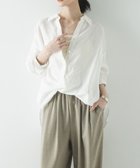 【アーバンリサーチ/URBAN RESEARCH】のリネン2WAYシャツ 人気、トレンドファッション・服の通販 founy(ファニー) ファッション Fashion レディースファッション Fashion for Women トップス・カットソー Cut & Sew Tops シャツ・ブラウス・オフィスカジュアル Elegant Blouses & Button-Ups 春 Spring カシュクール Wrap Design ストライプ Stripe, Striped Pattern デニム Denim, Jeans Material リネン Linen, Linen Fabric S/S・春夏 SS, Spring/Summer, Warm Season おすすめ Recommended / Our Picks 夏 Summer 2026年 2026 thumbnail ホワイト|ID: prp329100004933622 ipo3291000000037030697