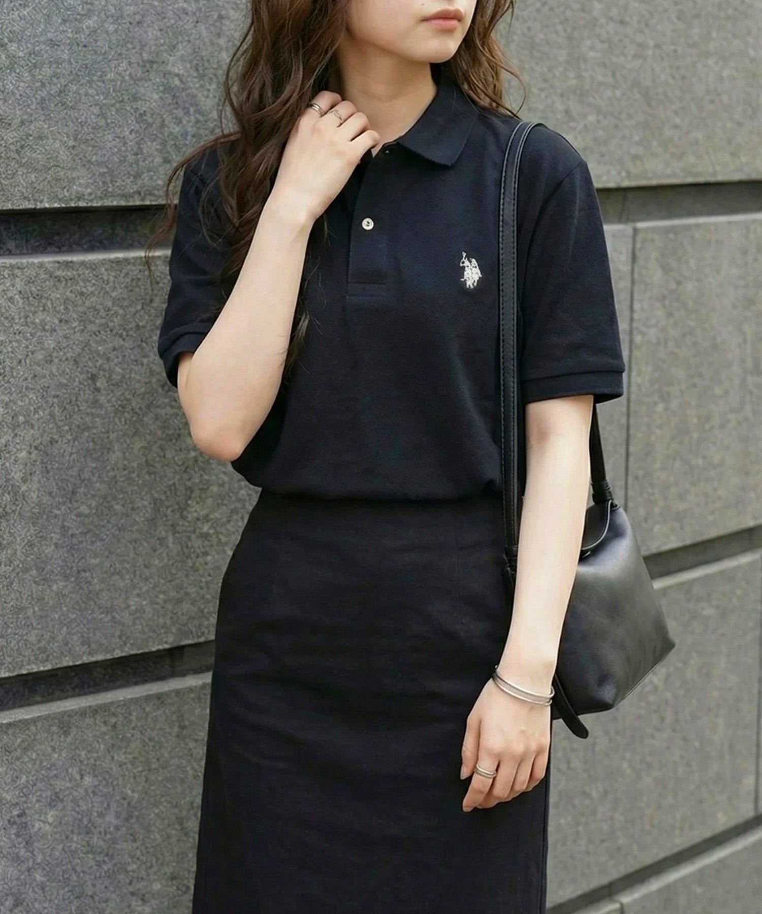 【セットアップセブン/SETUP7】のU.S. POLO ASSN./ポロシャツ 半袖 ワンポイントロゴ ポニー刺繍 ユニセックス インテリア・キッズ・メンズ・レディースファッション・服の通販 founy(ファニー) 　ファッション　Fashion　レディースファッション　Fashion for Women　トップス・カットソー　Cut & Sew Tops　シャツ・ブラウス・オフィスカジュアル　Elegant Blouses & Button-Ups　ポロシャツ・きれいめカジュアル　Smart-Casual Polo Tops　アウトドア　Outdoor Clothing　イタリア　Italy　腕時計　Wristwatch　コレクション　Collection, Seasonal Line　鹿の子　Piqué, Kanoko Fabric　スポーツ　Sports, Activewear　定番　Standard, Basic Item　ポロシャツ　Polo Shirt, Collared Tee　半袖　Short Sleeve, Half Sleeve　メンズ　Men's, Menswear　ワンポイント　One Point, Statement Accent　再入荷　Restock / Back in Stock　夏　Summer　エレガント 上品　Elegant　ゴルフ　Golf　BLK|ID: prp329100004933623 ipo3291000000037030706