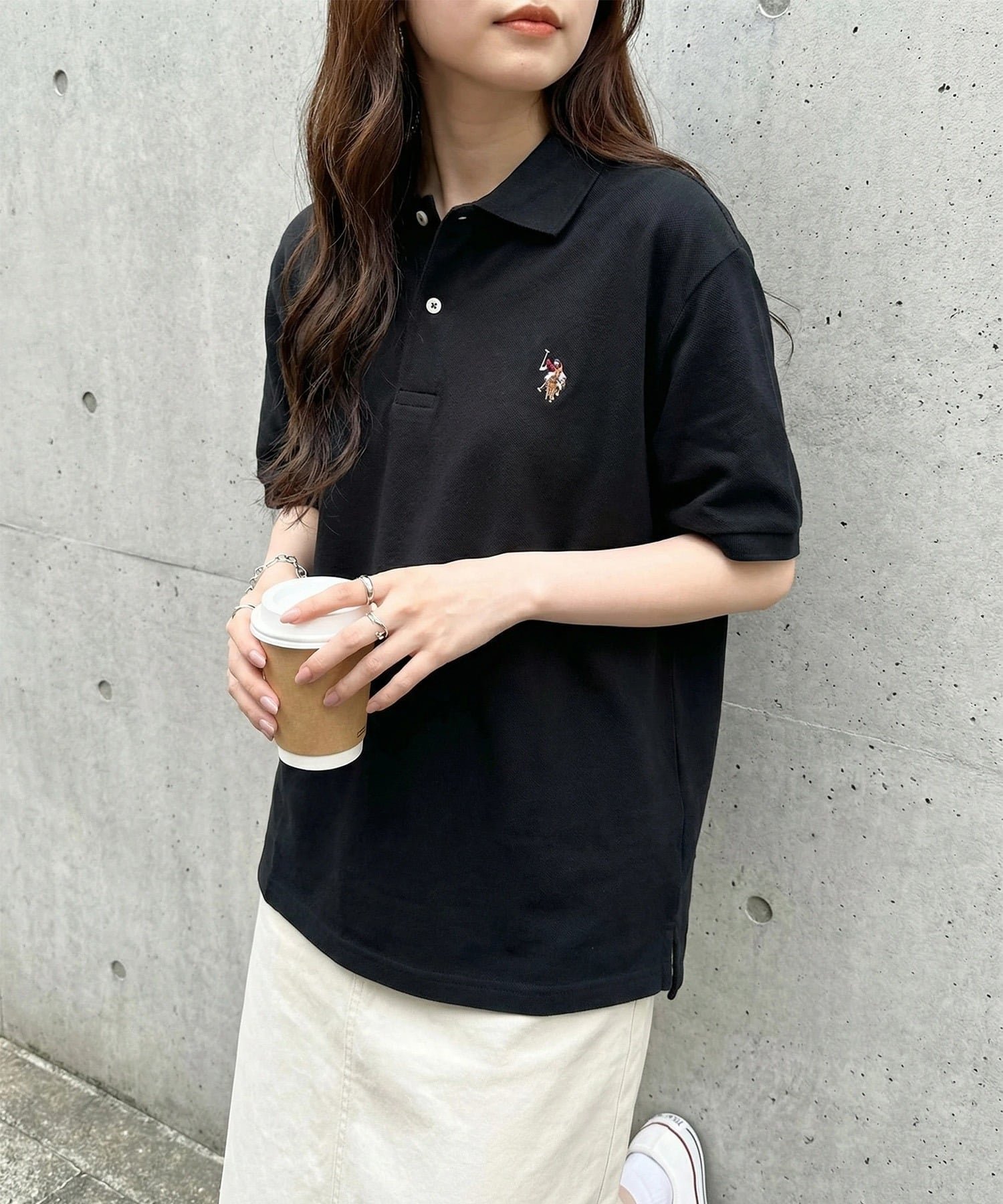 【セットアップセブン/SETUP7】のU.S. POLO ASSN./ポロシャツ 半袖 ワンポイントロゴ ポニー刺繍 ユニセックス インテリア・キッズ・メンズ・レディースファッション・服の通販 founy(ファニー) 　ファッション　Fashion　レディースファッション　Fashion for Women　トップス・カットソー　Cut & Sew Tops　シャツ・ブラウス・オフィスカジュアル　Elegant Blouses & Button-Ups　ポロシャツ・きれいめカジュアル　Smart-Casual Polo Tops　アウトドア　Outdoor Clothing　イタリア　Italy　腕時計　Wristwatch　コレクション　Collection, Seasonal Line　鹿の子　Piqué, Kanoko Fabric　スポーツ　Sports, Activewear　定番　Standard, Basic Item　ポロシャツ　Polo Shirt, Collared Tee　半袖　Short Sleeve, Half Sleeve　メンズ　Men's, Menswear　ワンポイント　One Point, Statement Accent　再入荷　Restock / Back in Stock　夏　Summer　エレガント 上品　Elegant　ゴルフ　Golf　BLK3|ID: prp329100004933623 ipo3291000000037030708