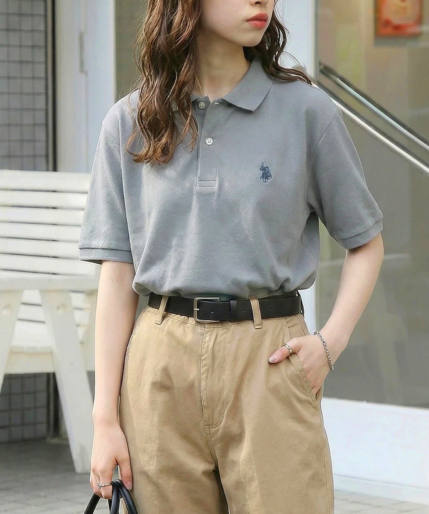 【セットアップセブン/SETUP7】のU.S. POLO ASSN./ポロシャツ 半袖 ワンポイントロゴ ポニー刺繍 ユニセックス インテリア・キッズ・メンズ・レディースファッション・服の通販 founy(ファニー) 　ファッション　Fashion　レディースファッション　Fashion for Women　トップス・カットソー　Cut & Sew Tops　シャツ・ブラウス・オフィスカジュアル　Elegant Blouses & Button-Ups　ポロシャツ・きれいめカジュアル　Smart-Casual Polo Tops　アウトドア　Outdoor Clothing　イタリア　Italy　腕時計　Wristwatch　コレクション　Collection, Seasonal Line　鹿の子　Piqué, Kanoko Fabric　スポーツ　Sports, Activewear　定番　Standard, Basic Item　ポロシャツ　Polo Shirt, Collared Tee　半袖　Short Sleeve, Half Sleeve　メンズ　Men's, Menswear　ワンポイント　One Point, Statement Accent　再入荷　Restock / Back in Stock　夏　Summer　エレガント 上品　Elegant　ゴルフ　Golf　D.GRY|ID: prp329100004933623 ipo3291000000037030713