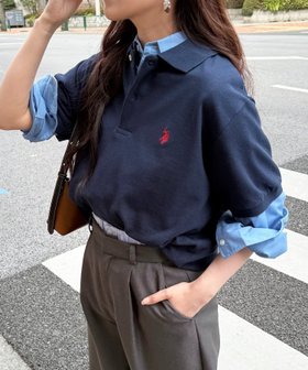 【セットアップセブン/SETUP7】のU.S. POLO ASSN./ポロシャツ 半袖 ワンポイントロゴ ポニー刺繍 ユニセックス 大人の最旬トレンドファッション＆コーディネート founy(ファウニー) ファッション Fashion レディースファッション Fashion for Women トップス・カットソー Cut & Sew Tops シャツ・ブラウス・オフィスカジュアル Elegant Blouses & Button-Ups ポロシャツ・きれいめカジュアル Smart-Casual Polo Tops アウトドア Outdoor Clothing イタリア Italy 腕時計 Wristwatch コレクション Collection, Seasonal Line 鹿の子 Piqué, Kanoko Fabric スポーツ Sports, Activewear 定番 Standard, Basic Item ポロシャツ Polo Shirt, Collared Tee 半袖 Short Sleeve, Half Sleeve メンズ Men's, Menswear ワンポイント One Point, Statement Accent 再入荷 Restock / Back in Stock 夏 Summer エレガント 上品 Elegant ゴルフ Golf |ID:prp329100004933623
