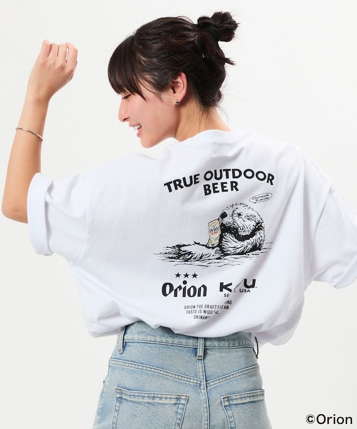【フリークスストア/FREAK'S STORE】の限定展開 KAVU×ORION 別注 ビッグシルエット アニマルバックプリント クルーネック Tシャツ / ラッコ 人気、トレンドファッション・服の通販 founy(ファニー) 　ファッション　Fashion　レディースファッション　Fashion for Women　トップス・カットソー　Cut & Sew Tops　シャツ・ブラウス・オフィスカジュアル　Elegant Blouses & Button-Ups　ロングTシャツ・Tシャツ　Longline T-Shirts & Tees　バッグ　Bags　カーゴパンツ　Cargo Pants, Utility Pants　ショーツ　Shorts, Short Pants　スペシャル　Special, Limited Edition　デニム　Denim, Jeans Material　トレンド　Trend, Trending Now　定番　Standard, Basic Item　人気　Popular, Best Seller　パッチ　Patch, Appliqué　ビッグ　Big, Oversized　プリント　Print, Printed Pattern　別注　Limited Edition, Custom Order　リラックス　Relax, Relaxed Fit　ワイド　Wide, Wide Fit　ワンポイント　One Point, Statement Accent　S/S・春夏　SS, Spring/Summer, Warm Season　おすすめ　Recommended / Our Picks　夏　Summer　2026年　2026　 other-1|ID: prp329100004933626 ipo3291000000037030734
