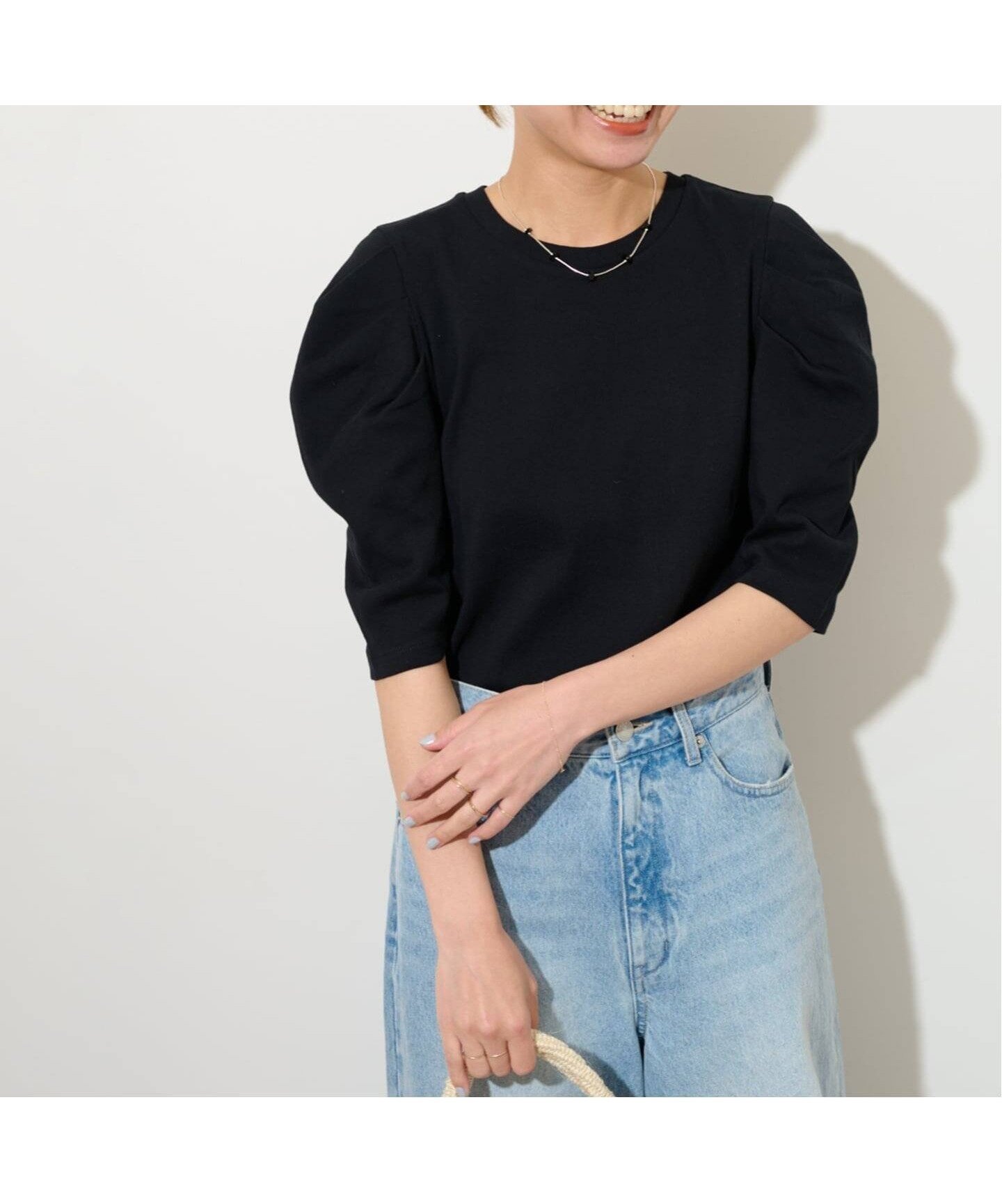 【ジャーナルスタンダード レリューム/JOURNAL STANDARD relume】の《WEB限定追加 2》スリーブコンシャスプルオーバー インテリア・キッズ・メンズ・レディースファッション・服の通販 founy(ファニー) 　ファッション　Fashion　レディースファッション　Fashion for Women　トップス・カットソー　Cut & Sew Tops　カジュアルプルオーバー・ニットトップス　Pullovers & Knit Tops / Casual Pullovers　2026年　2026　インナー　Innerwear　カットソー　Cut and Sewn Top　サロペット　Overalls, Salopette　フェミニン　Feminine, Girly　別注　Limited Edition, Custom Order　ブラック|ID: prp329100004933627 ipo3291000000037030740