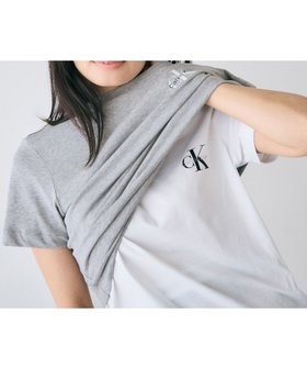 【カルバンクライン/Calvin Klein】の【公式ショップ】 カルバンクライン Tシャツ(2枚パック) - ショートスリーブクルーネックTシャツ Calvin Klein Jeans 47C905G 人気、トレンドファッション・服の通販 founy(ファニー) ファッション Fashion レディースファッション Fashion for Women トップス・カットソー Cut & Sew Tops シャツ・ブラウス・オフィスカジュアル Elegant Blouses & Button-Ups ロングTシャツ・Tシャツ Longline T-Shirts & Tees インナー Innerwear ショート Short, Short Length ジーンズ Jeans, Denim Pants スポーツ Sports, Activewear スリーブ Sleeve, Long Sleeve / Short Sleeve プリント Print, Printed Pattern ベビー Baby, Babywear ベーシック Basic, Essential ワンポイント One Point, Statement Accent |ID:prp329100004933628
