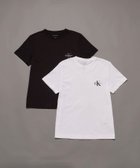 【カルバンクライン/Calvin Klein】の【公式ショップ】 カルバンクライン Tシャツ(2枚パック) - ショートスリーブクルーネックTシャツ Calvin Klein Jeans 47C905G Black/Bright White|ID: prp329100004933628 ipo3291000000037030745
