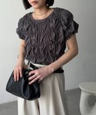 【カプリシューレマージュ/CAPRICIEUX LEMAGE】の【新色イエロー・チャコールグレー】シャーリングホイップT 人気、トレンドファッション・服の通販 founy(ファニー) ファッション Fashion レディースファッション Fashion for Women おすすめ Recommended / Our Picks イエロー Yellow シャーリング Shirring, Ruched シンプル Simple, Minimal デニム Denim, Jeans Material フリル Frill, Ruffle ボトム Bottoms, Lower Wear マキシ Maxi, Full Length thumbnail チャコールグレー|ID: prp329100004933629 ipo3291000000037030750