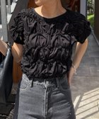 【カプリシューレマージュ/CAPRICIEUX LEMAGE】の【新色イエロー・チャコールグレー】シャーリングホイップT 人気、トレンドファッション・服の通販 founy(ファニー) ファッション Fashion レディースファッション Fashion for Women おすすめ Recommended / Our Picks イエロー Yellow シャーリング Shirring, Ruched シンプル Simple, Minimal デニム Denim, Jeans Material フリル Frill, Ruffle ボトム Bottoms, Lower Wear マキシ Maxi, Full Length thumbnail ブラック|ID: prp329100004933629 ipo3291000000037030751