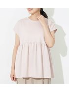 【コカ/COCA】のクルーネックドッキングギャザートップス 人気、トレンドファッション・服の通販 founy(ファニー) ファッション Fashion レディースファッション Fashion for Women トップス・カットソー Cut & Sew Tops 春 Spring カットソー Cut and Sewn Top ギャザー Gathered, Ruffled シンプル Simple, Minimal スリーブ Sleeve, Long Sleeve / Short Sleeve デニム Denim, Jeans Material ドッキング Docking, Mixed Material フレア Flare, Flared フレンチ French, French Style ポケット Pocket, Pocket Detail 半袖 Short Sleeve, Half Sleeve 夏 Summer ビジネス 仕事 通勤 Business / Work / Commuting 2026年 2026 thumbnail Lt.pink|ID: prp329100004933632 ipo3291000000037030767