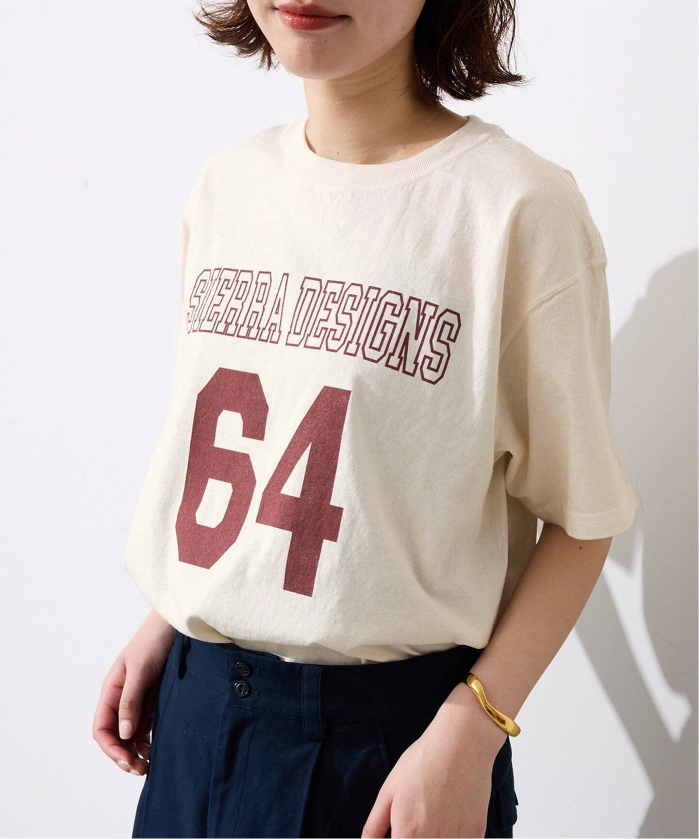 【スローブ イエナ/SLOBE IENA】のSierra Designs/シエラデザインズ SLOBE別注 ナンバリングTEE インテリア・キッズ・メンズ・レディースファッション・服の通販 founy(ファニー) 　ファッション　Fashion　レディースファッション　Fashion for Women　アウトドア　Outdoor Clothing　カリフォルニア　California, Cali Style　スマート　Smart, Elegant　人気　Popular, Best Seller　別注　Limited Edition, Custom Order　ナチュラル|ID: prp329100004933636 ipo3291000000037030784