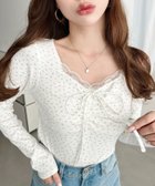 【モーメントプラス/moment+ / MEN】の無地*ドット*花柄フロントレースギャザーリボン長袖トップス 人気、トレンドファッション・服の通販 founy(ファニー) ファッション Fashion メンズファッション Fashion for Men トップス・カットソー Cut & Sew Tops イエロー Yellow カットソー Cut and Sewn Top ガーリー Girly, Feminine Style ギャザー Gathered, Ruffled シューズ Shoes, Footwear シンプル Simple, Minimal スラックス Slacks, Dress Pants ダウン Down, Puffer デニム Denim, Jeans Material トレンド Trend, Trending Now ドット Polka Dot, Dot Pattern なめらか Smooth, Silky Texture 長袖 Long Sleeve, Full Sleeve ハーフ Half, Half-Length バレエ Ballet, Ballet Style フィット Fit, Slim Fit フェミニン Feminine, Girly フレア Flare, Flared フロント Front, Front Design ベーシック Basic, Essential ボトム Bottoms, Lower Wear ミニスカート Mini Skirt, Short Skirt 無地 Plain, Solid Color リボン Ribbon, Bow レース Lace, Lace Fabric A/W・秋冬 Autumn/Winter 再入荷 Restock / Back in Stock thumbnail ホワイト系2|ID: prp329100004933638 ipo3291000000037030792