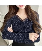 【モーメントプラス/moment+ / MEN】の無地*ドット*花柄フロントレースギャザーリボン長袖トップス 人気、トレンドファッション・服の通販 founy(ファニー) ファッション Fashion メンズファッション Fashion for Men トップス・カットソー Cut & Sew Tops イエロー Yellow カットソー Cut and Sewn Top ガーリー Girly, Feminine Style ギャザー Gathered, Ruffled シューズ Shoes, Footwear シンプル Simple, Minimal スラックス Slacks, Dress Pants ダウン Down, Puffer デニム Denim, Jeans Material トレンド Trend, Trending Now ドット Polka Dot, Dot Pattern なめらか Smooth, Silky Texture 長袖 Long Sleeve, Full Sleeve ハーフ Half, Half-Length バレエ Ballet, Ballet Style フィット Fit, Slim Fit フェミニン Feminine, Girly フレア Flare, Flared フロント Front, Front Design ベーシック Basic, Essential ボトム Bottoms, Lower Wear ミニスカート Mini Skirt, Short Skirt 無地 Plain, Solid Color リボン Ribbon, Bow レース Lace, Lace Fabric A/W・秋冬 Autumn/Winter 再入荷 Restock / Back in Stock thumbnail ネイビー系|ID: prp329100004933638 ipo3291000000037030802