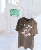 【スピック&スパン/Spick & Span】の《別注 / 》GOOD ROCK SPEED / グッドロックスピード PACKTEE 人気、トレンドファッション・服の通販 founy(ファニー) ファッション Fashion レディースファッション Fashion for Women グラフィック Graphic, Graphic Design コンビ Combo, Combination Style スペシャル Special, Limited Edition ヴィンテージ Vintage Style 別注 Limited Edition, Custom Order thumbnail ブラウン|ID: prp329100004933643 ipo3291000000037030829