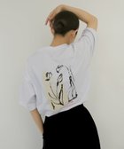 【ヘラム/hellam】の【hellam*pinmyself】フラワーアートTシャツ 人気、トレンドファッション・服の通販 founy(ファニー) ファッション Fashion レディースファッション Fashion for Women トップス・カットソー Cut & Sew Tops シャツ・ブラウス・オフィスカジュアル Elegant Blouses & Button-Ups ロングTシャツ・Tシャツ Longline T-Shirts & Tees コラボ Collaboration, Collab フラワー Flower, Floral thumbnail ホワイト|ID: prp329100004933644 ipo3291000000037030837
