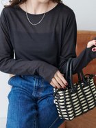 【ディスコート/Discoat】の【WEB限定】シアーラメプリントロングスリーブTシャツ 人気、トレンドファッション・服の通販 founy(ファニー) ファッション Fashion レディースファッション Fashion for Women トップス・カットソー Cut & Sew Tops シャツ・ブラウス・オフィスカジュアル Elegant Blouses & Button-Ups ロングTシャツ・Tシャツ Longline T-Shirts & Tees インナー Innerwear シアー Sheer, See-Through シンプル Simple, Minimal スリーブ Sleeve, Long Sleeve / Short Sleeve ロング Long, Long-Length thumbnail ブラック|ID: prp329100004933645 ipo3291000000037030842