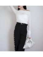 【アニュアンス/anuans】のアセテートギャザードレープカットトップス 人気、トレンドファッション・服の通販 founy(ファニー) ファッション Fashion レディースファッション Fashion for Women トップス・カットソー Cut & Sew Tops ギャザー Gathered, Ruffled ショルダー Shoulder, Shoulder Strap ドレープ Drape, Draping Fabric おすすめ Recommended / Our Picks エレガント 上品 Elegant thumbnail WHITE|ID: prp329100004933649 ipo3291000000037030866