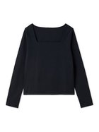 【フレイ アイディー/FRAY I.D】のスクエアネックTシャツ/接触冷感 人気、トレンドファッション・服の通販 founy(ファニー) ファッション Fashion レディースファッション Fashion for Women トップス・カットソー Cut & Sew Tops シャツ・ブラウス・オフィスカジュアル Elegant Blouses & Button-Ups ロングTシャツ・Tシャツ Longline T-Shirts & Tees インナー Innerwear シンプル Simple, Minimal スクエア Square, Square Shape スマート Smart, Elegant トレンド Trend, Trending Now ベーシック Basic, Essential ビジネス 仕事 通勤 Business / Work / Commuting thumbnail NVY[089]|ID: prp329100004933652 ipo3291000000037030882