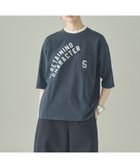 【カレンソロジー/Curensology】の【UNIVERSAL OVERALL】別注ポケットTシャツ 人気、トレンドファッション・服の通販 founy(ファニー) ファッション Fashion レディースファッション Fashion for Women トップス・カットソー Cut & Sew Tops シャツ・ブラウス・オフィスカジュアル Elegant Blouses & Button-Ups ロングTシャツ・Tシャツ Longline T-Shirts & Tees エレガント 上品 Elegant キャラクター Character, Licensed Characters シンプル Simple, Minimal スペシャル Special, Limited Edition ダメージ Distressed, Destroyed デニム Denim, Jeans Material 人気 Popular, Best Seller ポケット Pocket, Pocket Detail 別注 Limited Edition, Custom Order ミリタリー Military, Army Style ロング Long, Long-Length ワーク Workwear, Utility Style thumbnail ネイビー|ID: prp329100004933659 ipo3291000000037030917