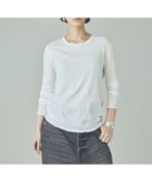 【カレンソロジー/Curensology】の5AWARENESS ロングスリーブTシャツ 人気、トレンドファッション・服の通販 founy(ファニー) ファッション Fashion レディースファッション Fashion for Women トップス・カットソー Cut & Sew Tops シャツ・ブラウス・オフィスカジュアル Elegant Blouses & Button-Ups ロングTシャツ・Tシャツ Longline T-Shirts & Tees エレガント 上品 Elegant カットソー Cut and Sewn Top サロペット Overalls, Salopette シアー Sheer, See-Through スリーブ Sleeve, Long Sleeve / Short Sleeve フィット Fit, Slim Fit プレミアム Premium, High-End ロング Long, Long-Length thumbnail ホワイト02|ID: prp329100004933661 ipo3291000000037030924