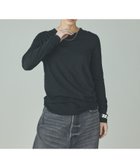 【カレンソロジー/Curensology】の5AWARENESS ロングスリーブTシャツ 人気、トレンドファッション・服の通販 founy(ファニー) ファッション Fashion レディースファッション Fashion for Women トップス・カットソー Cut & Sew Tops シャツ・ブラウス・オフィスカジュアル Elegant Blouses & Button-Ups ロングTシャツ・Tシャツ Longline T-Shirts & Tees エレガント 上品 Elegant カットソー Cut and Sewn Top サロペット Overalls, Salopette シアー Sheer, See-Through スリーブ Sleeve, Long Sleeve / Short Sleeve フィット Fit, Slim Fit プレミアム Premium, High-End ロング Long, Long-Length thumbnail ブラック09|ID: prp329100004933661 ipo3291000000037030925