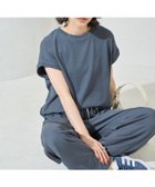 【フリークスストア/FREAK'S STORE】の限定展開 ハイツイスト フレンチ スリーブ セットアップ(Tシャツ・ワイドパンツ) ブルー|ID: prp329100004933664 ipo3291000000037337349