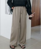 【ディスコート/Discoat】の【WEB限定】サテンイージーパンツ 人気、トレンドファッション・服の通販 founy(ファニー) ファッション Fashion レディースファッション Fashion for Women パンツ Pants & Trousers リラックス Relax, Relaxed Fit ワイド Wide, Wide Fit エレガント 上品 Elegant thumbnail グレージュ|ID: prp329100004933669 ipo3291000000037030964