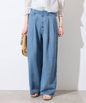 【スローブ イエナ/SLOBE IENA】の《4サイズ展開/追加4》LEDENIM TUCK TROUSERデニム 大人の最旬トレンドファッション＆コーディネート founy(ファウニー) ファッション Fashion レディースファッション Fashion for Women 2026年 2026 2026春夏・S/S Spring/Summer 2026 SS26 デニム Denim, Jeans Material |ID:prp329100004933681